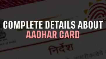 Complete Details about Aadhar Card